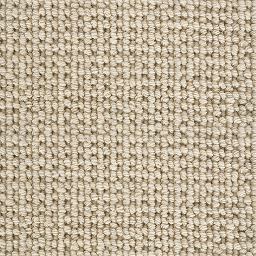 Crucial Trading Enchanted Cool White Wool Loop Pile Carpet WE100